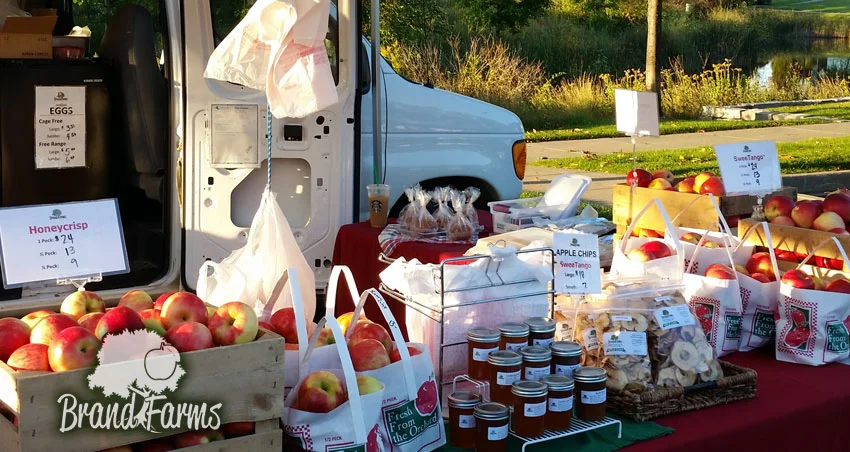 Fresh farm products at our store